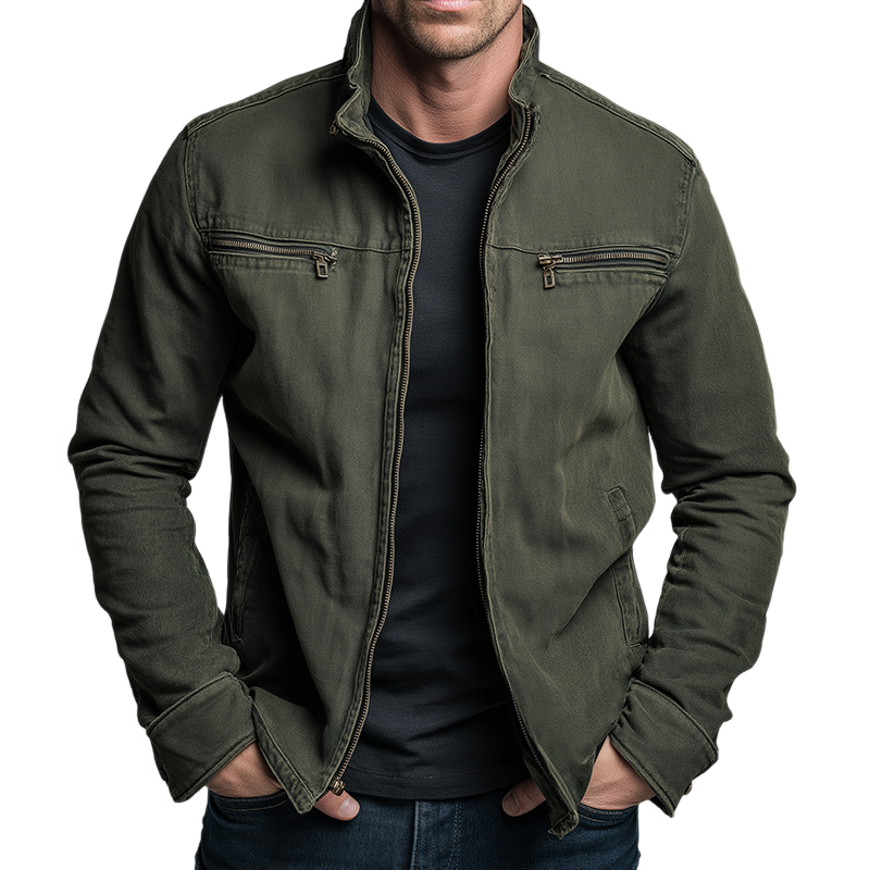 Veste décontractée coupe droite