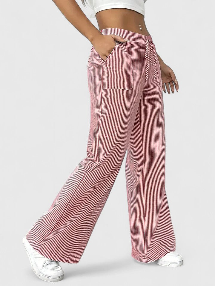Pantalon ample de coupe classique