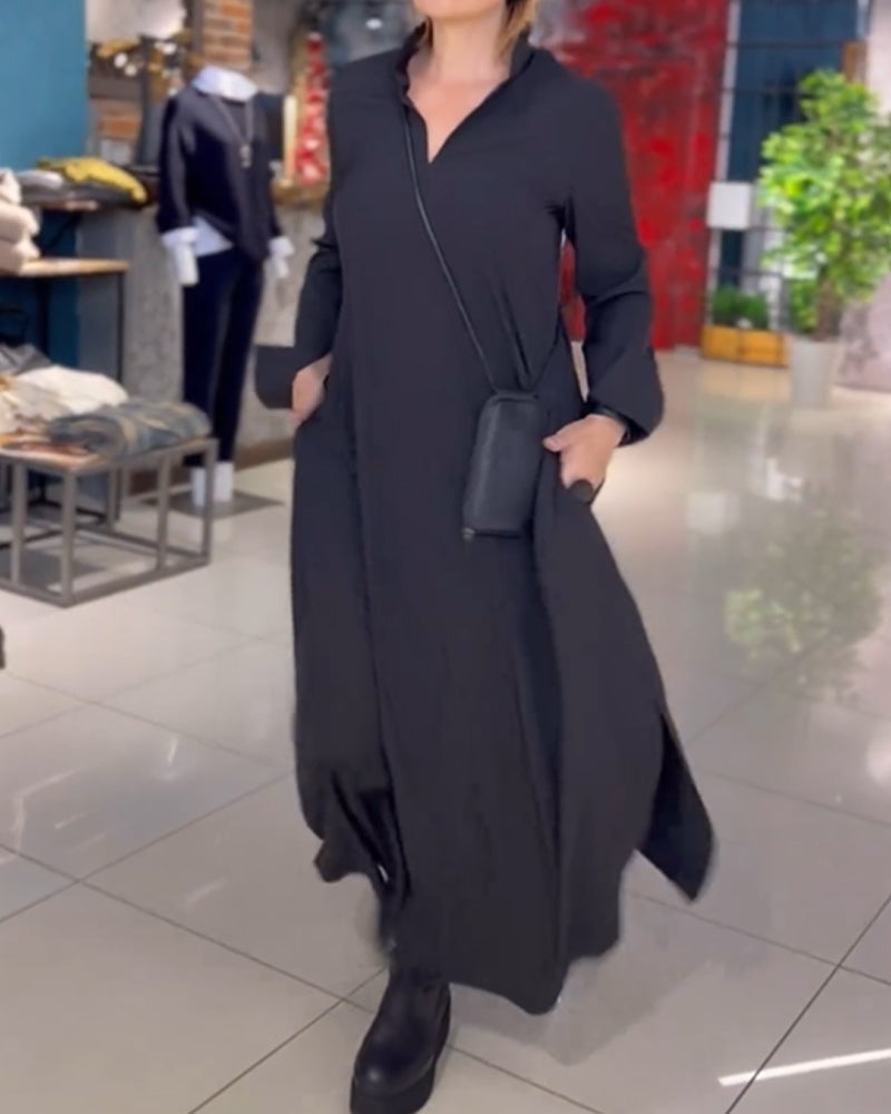 Robe maxi coupe décontractée