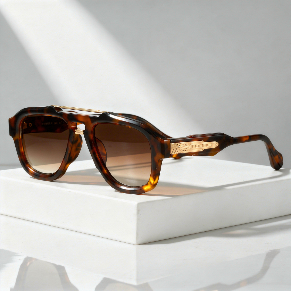 Lunettes de Soleil Aviateur Double Pont