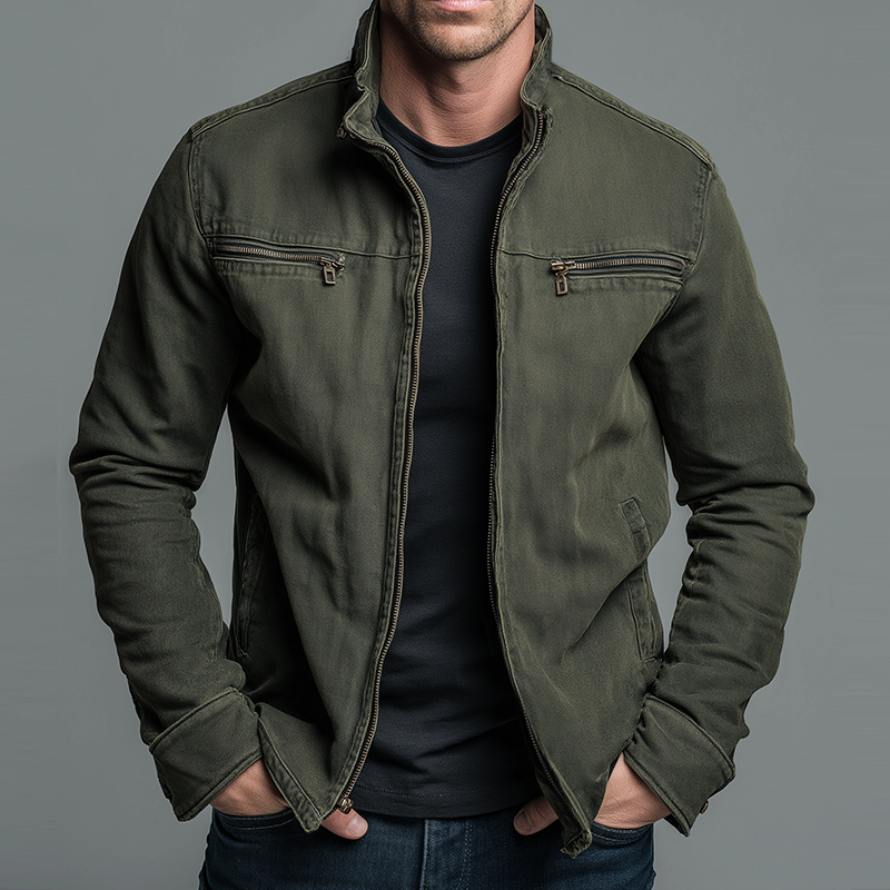 Veste décontractée coupe droite