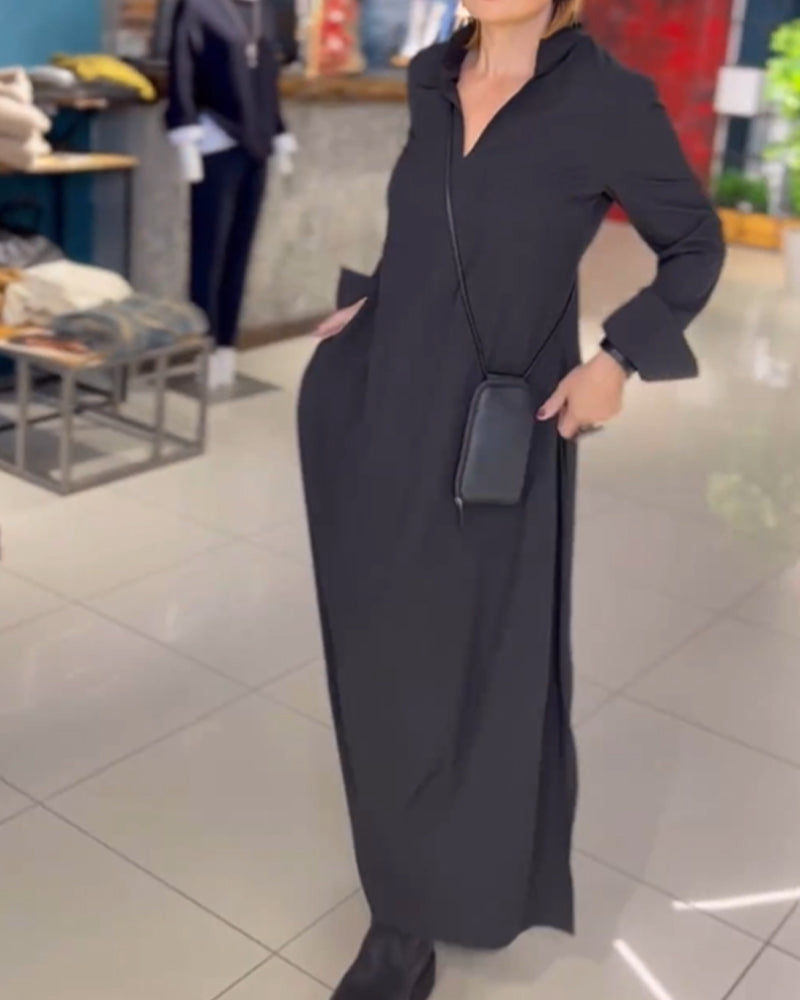 Robe maxi coupe décontractée