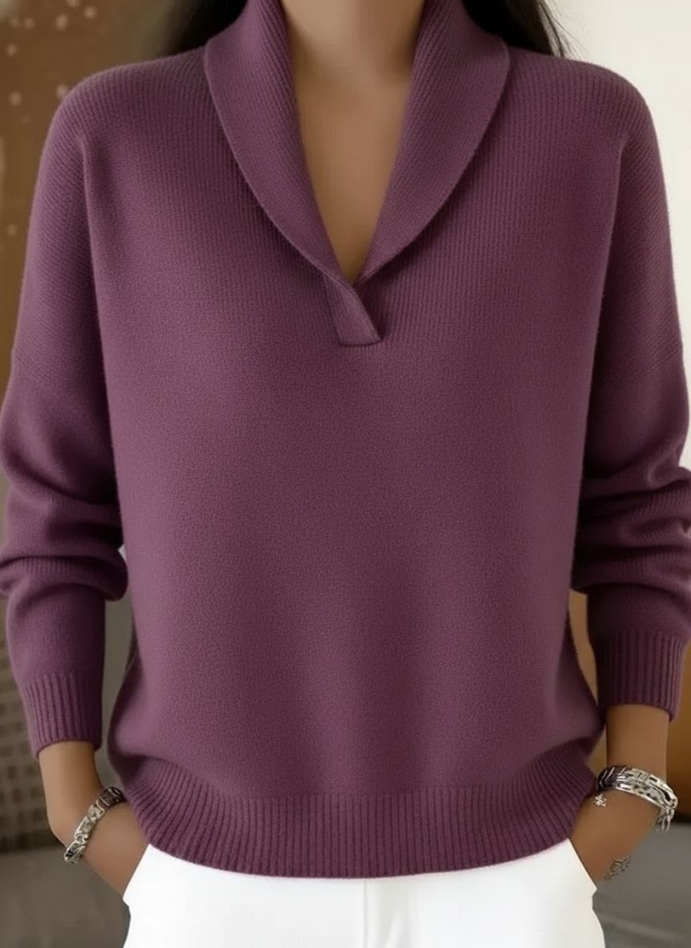 Pull Col Châle