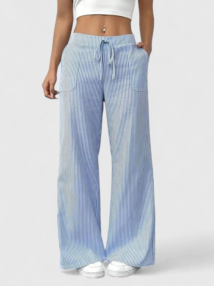 Pantalon ample de coupe classique