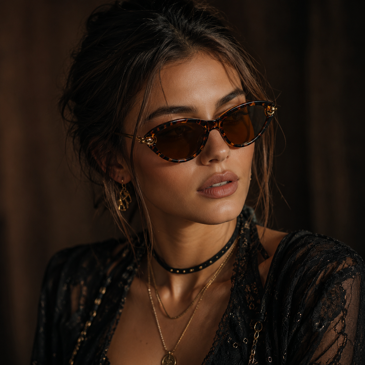 Lunettes de Soleil Chaîne