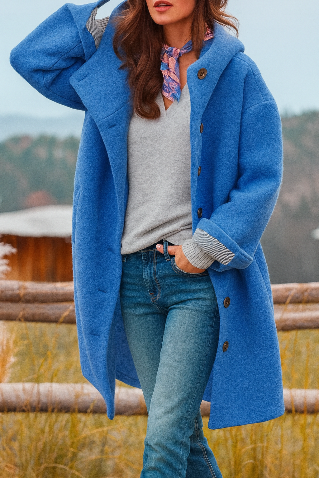 Veste à Capuche Style Décontracté