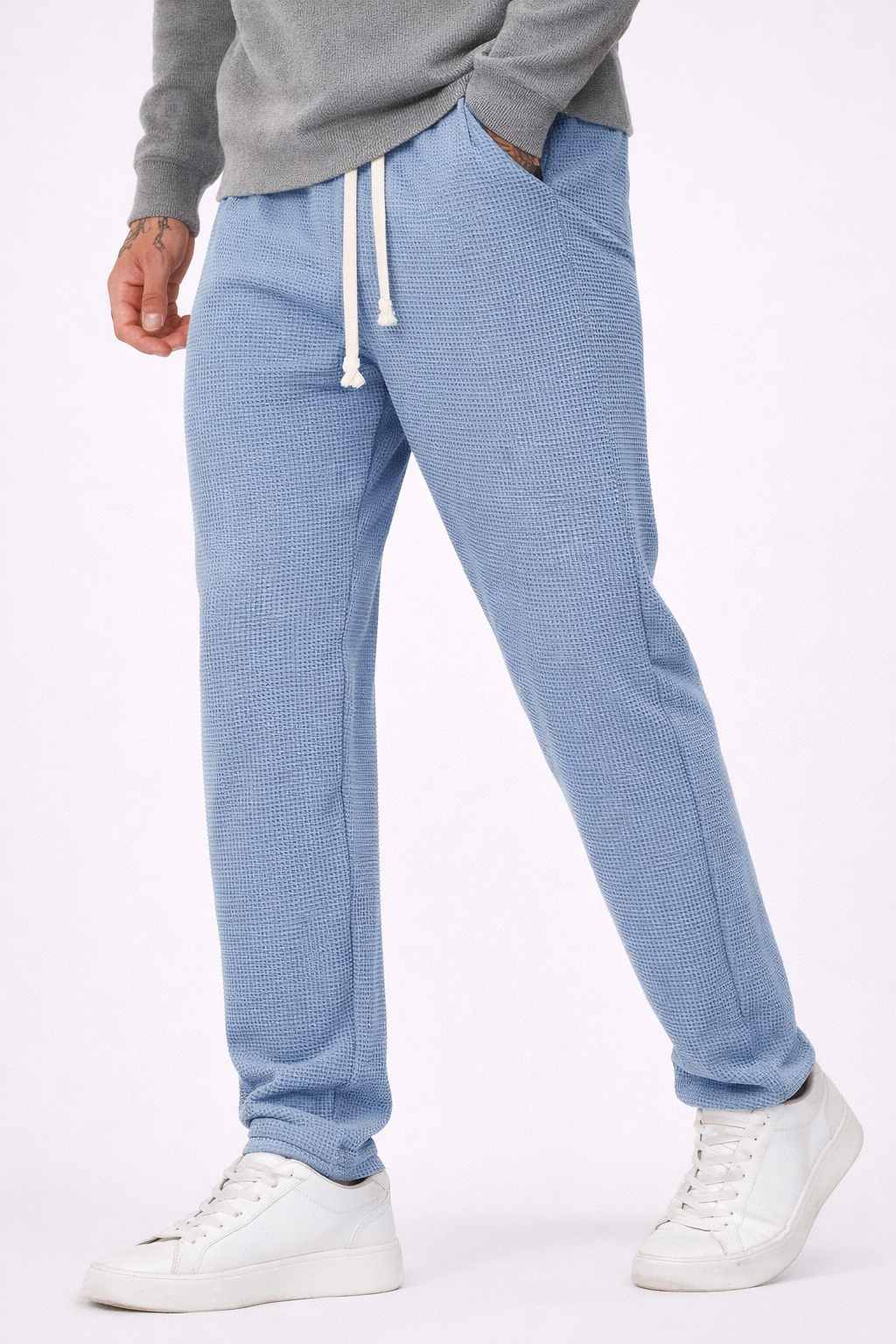 Pantalon large à taille ajustable