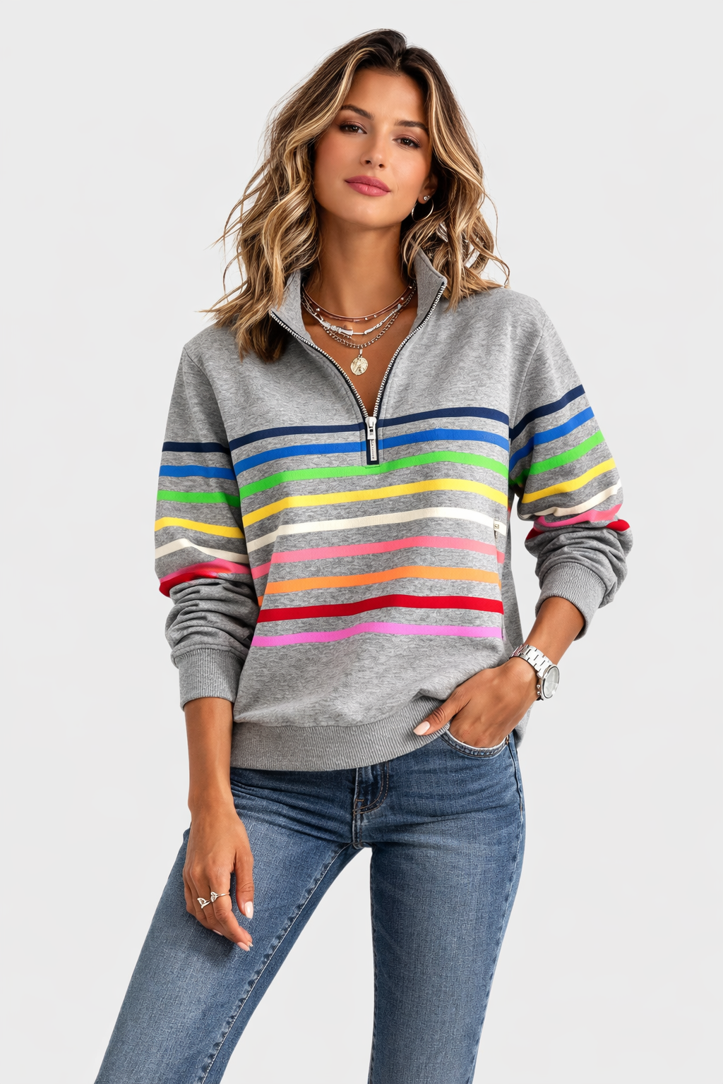 Pull décontracté, confortable et coloré pour tous les jours