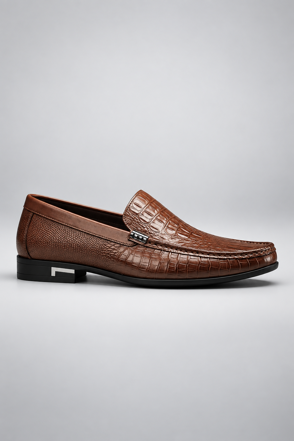 Mocassins Croco Surpiqûre