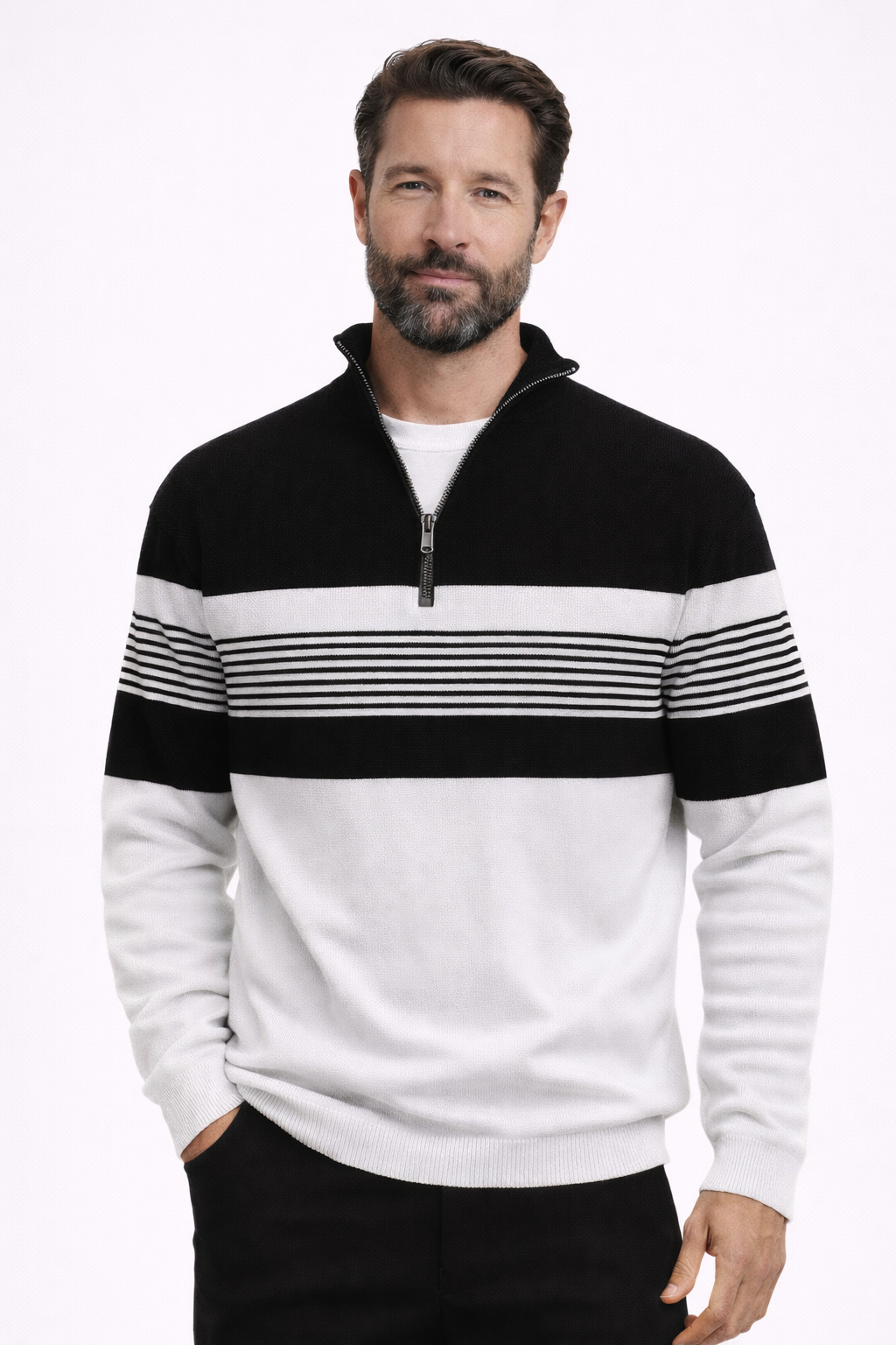 Pull à Imprimé Graphique