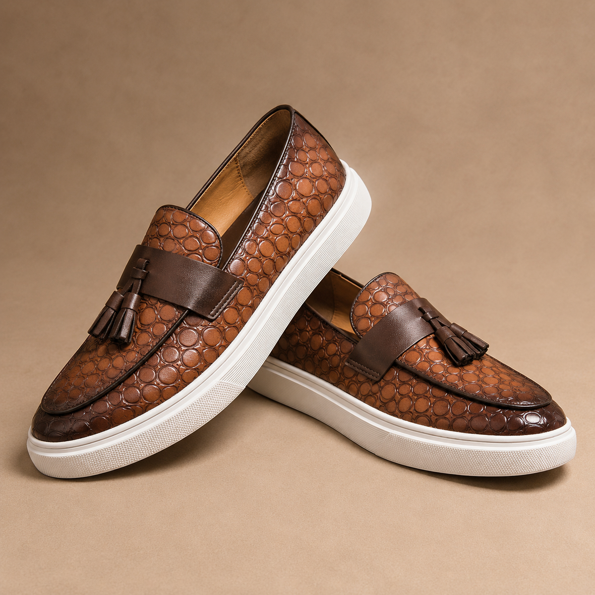 Baskets Mocassin à Glands