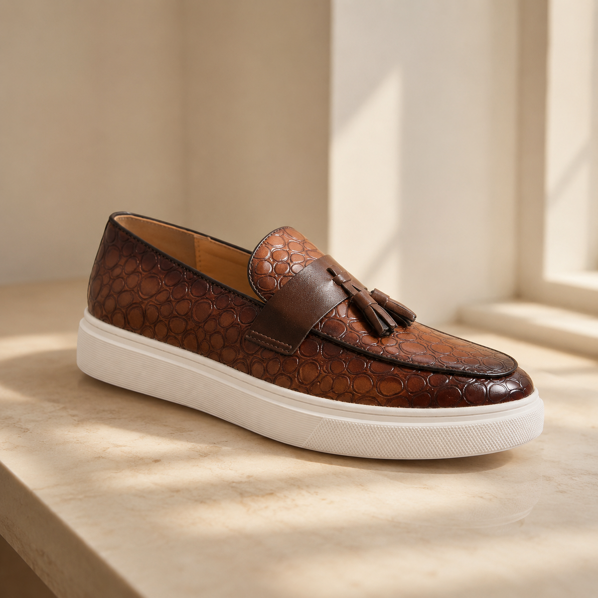 Baskets Mocassin à Glands