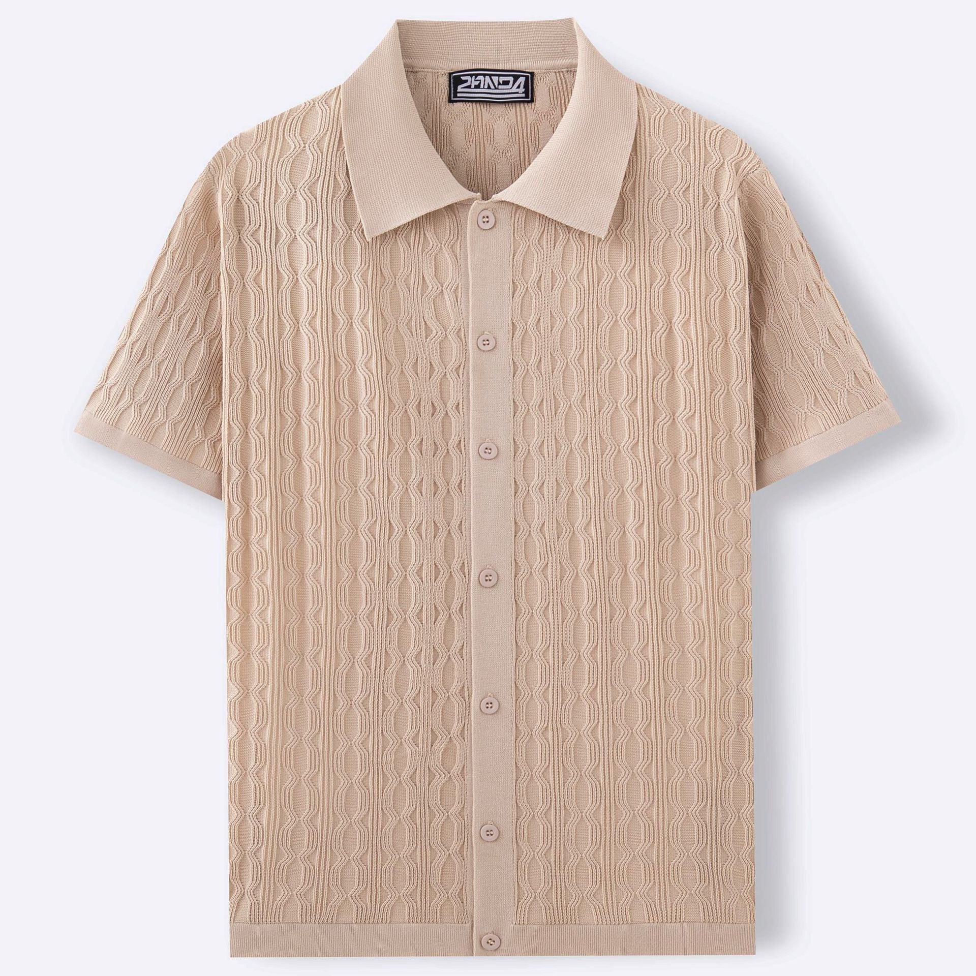 Chemise en maille à manches courtes