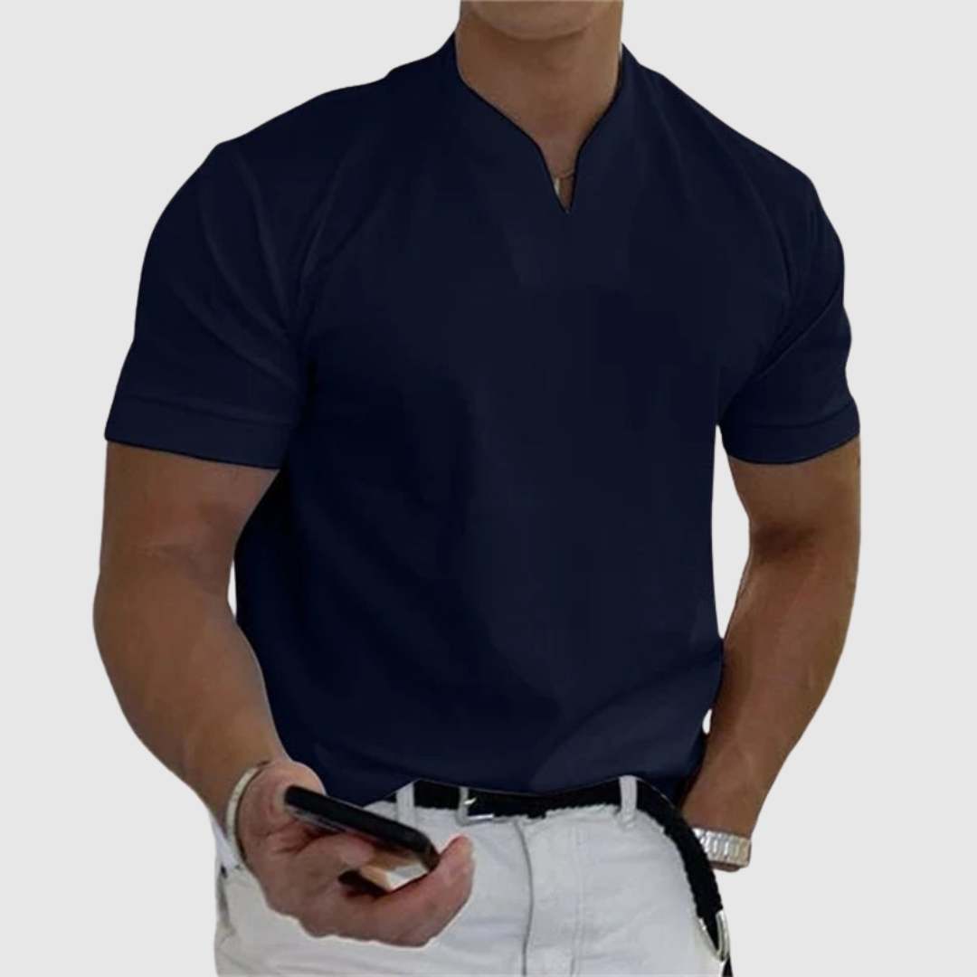 Polo en maille extensible