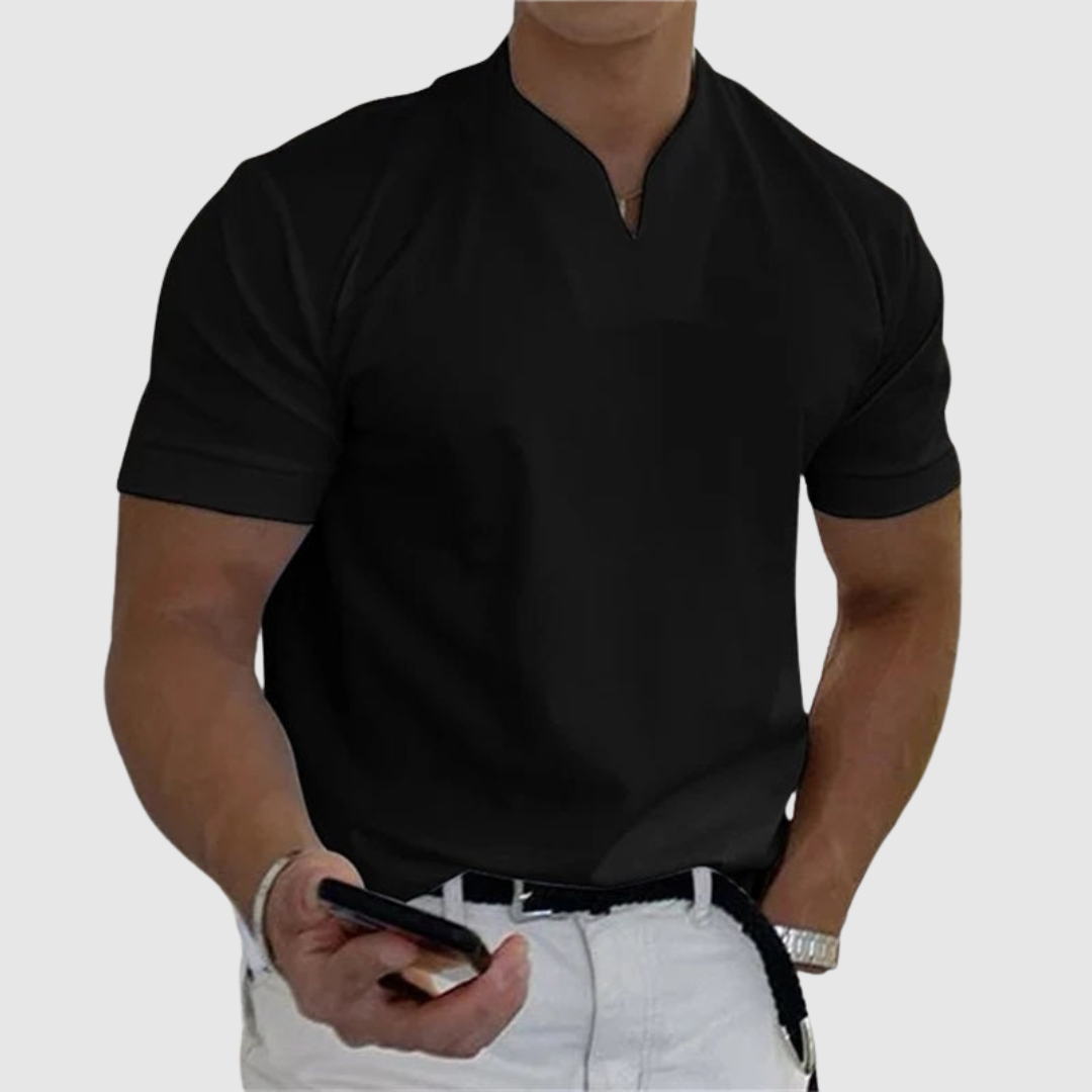 Polo en maille extensible