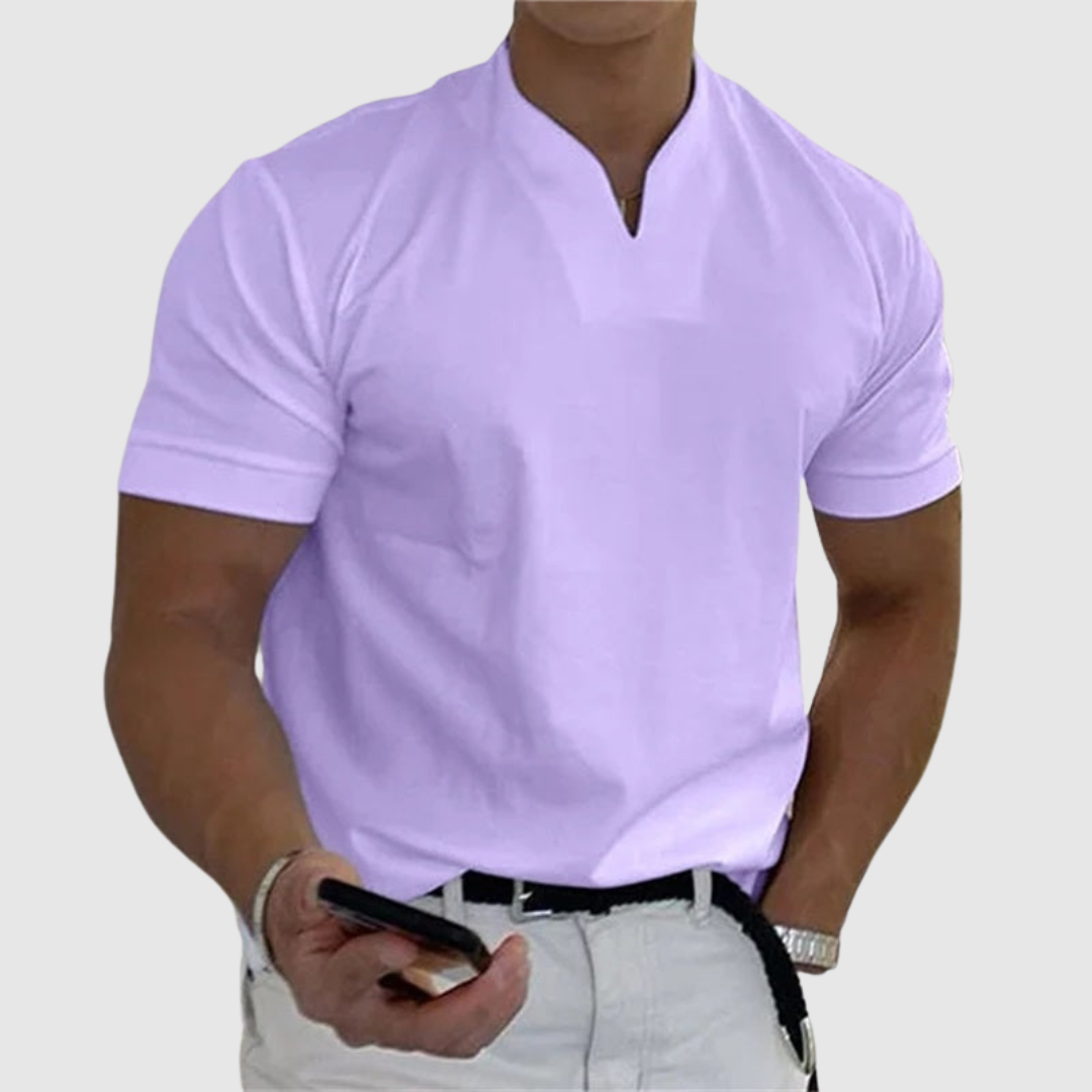 Polo en maille extensible