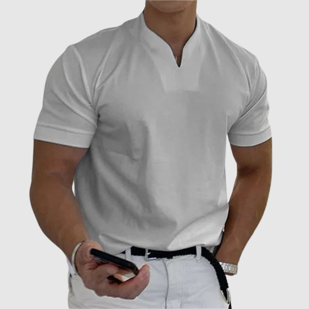 Polo en maille extensible