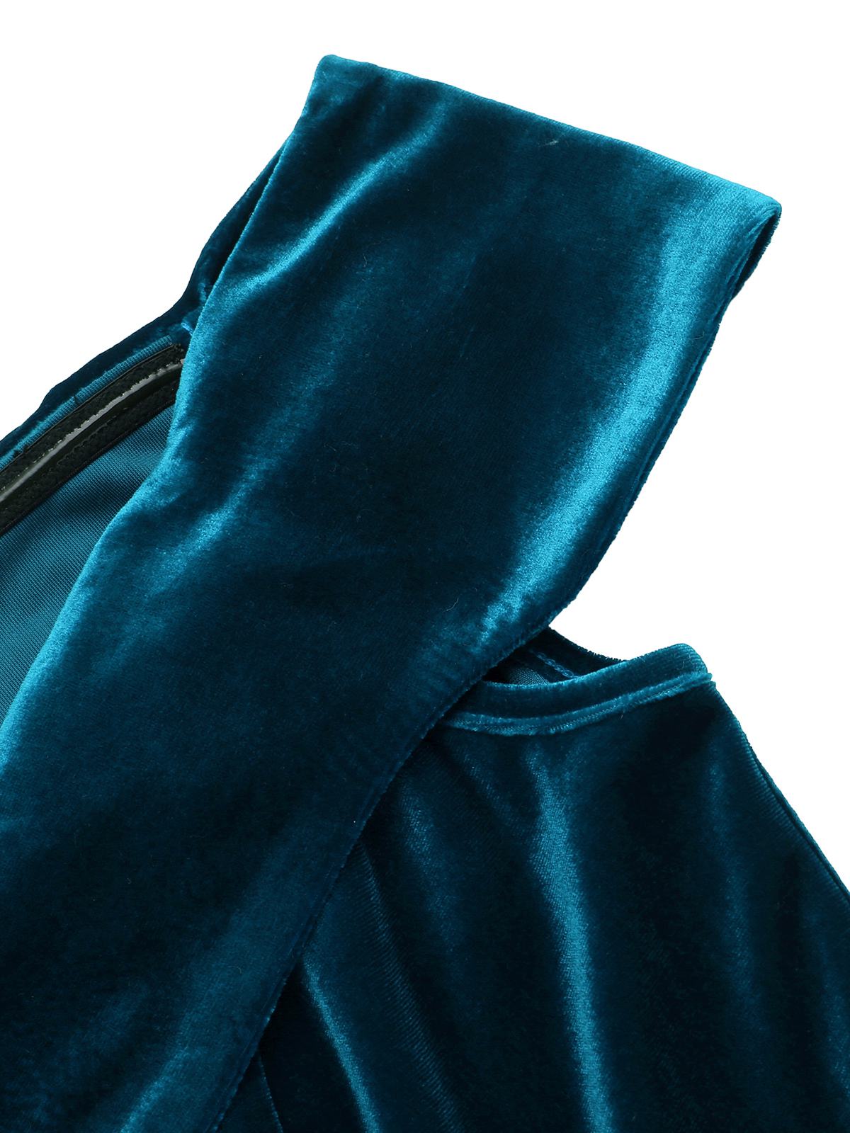 Robe moulante en velours