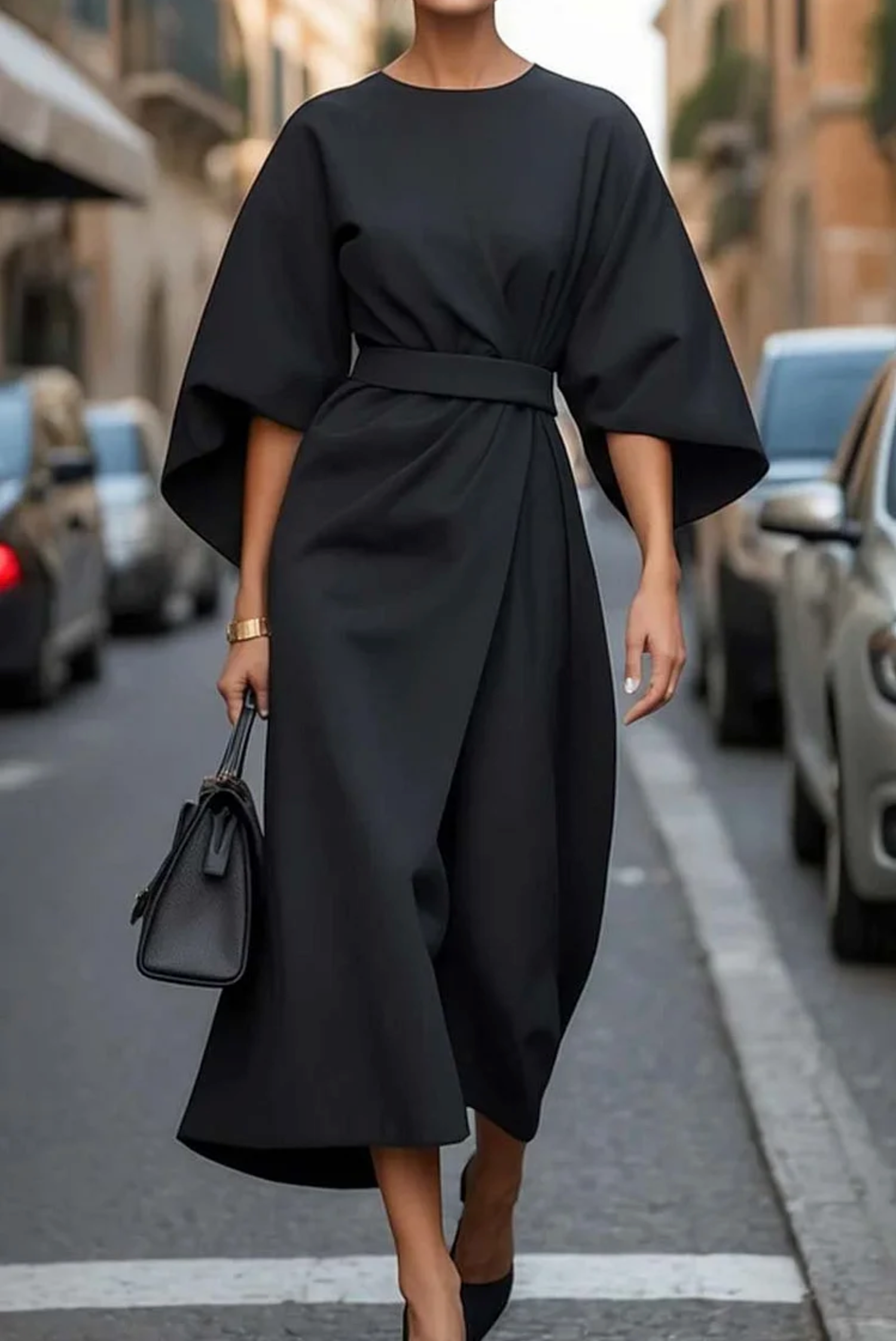 Robe à manches amples