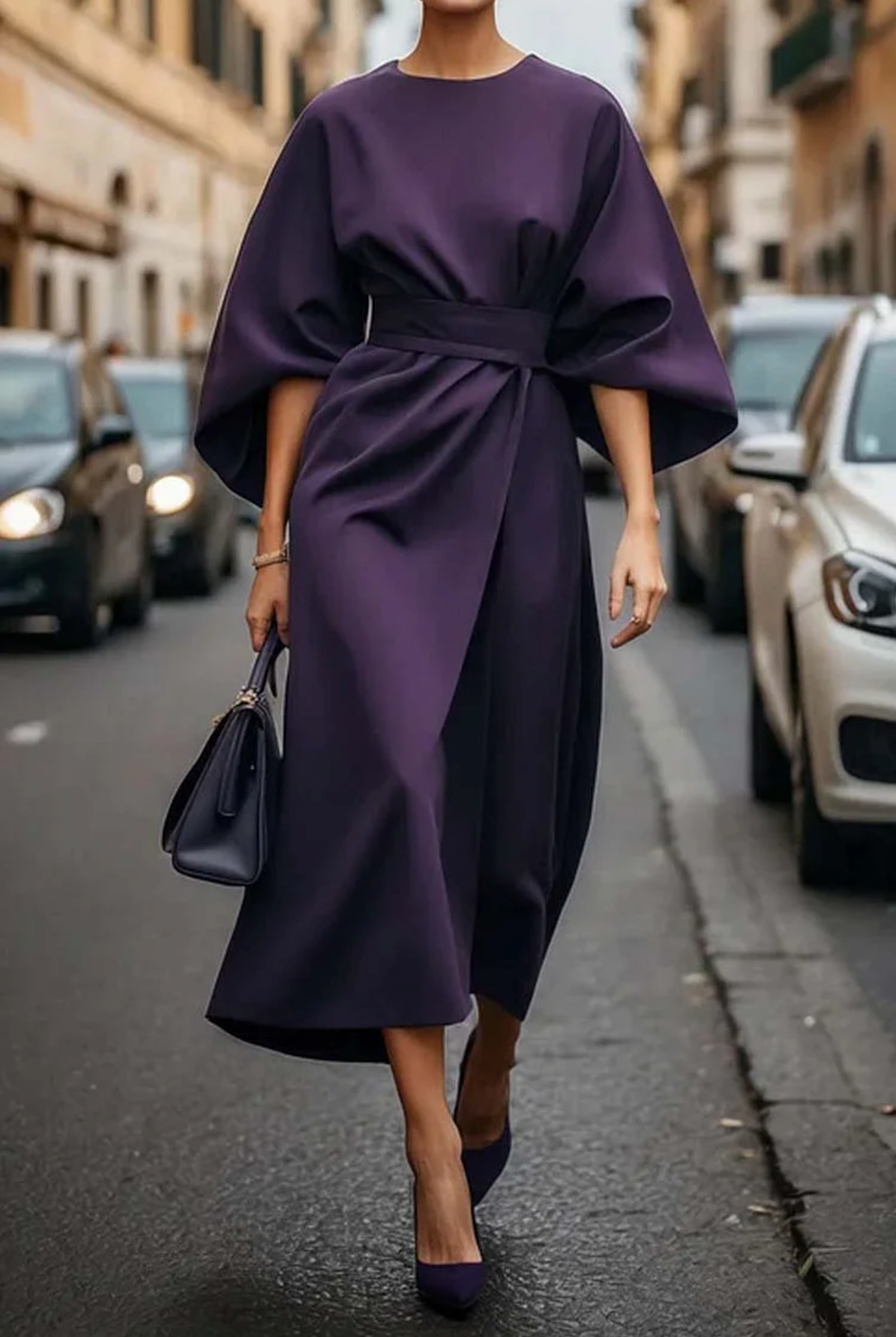 Robe à manches amples