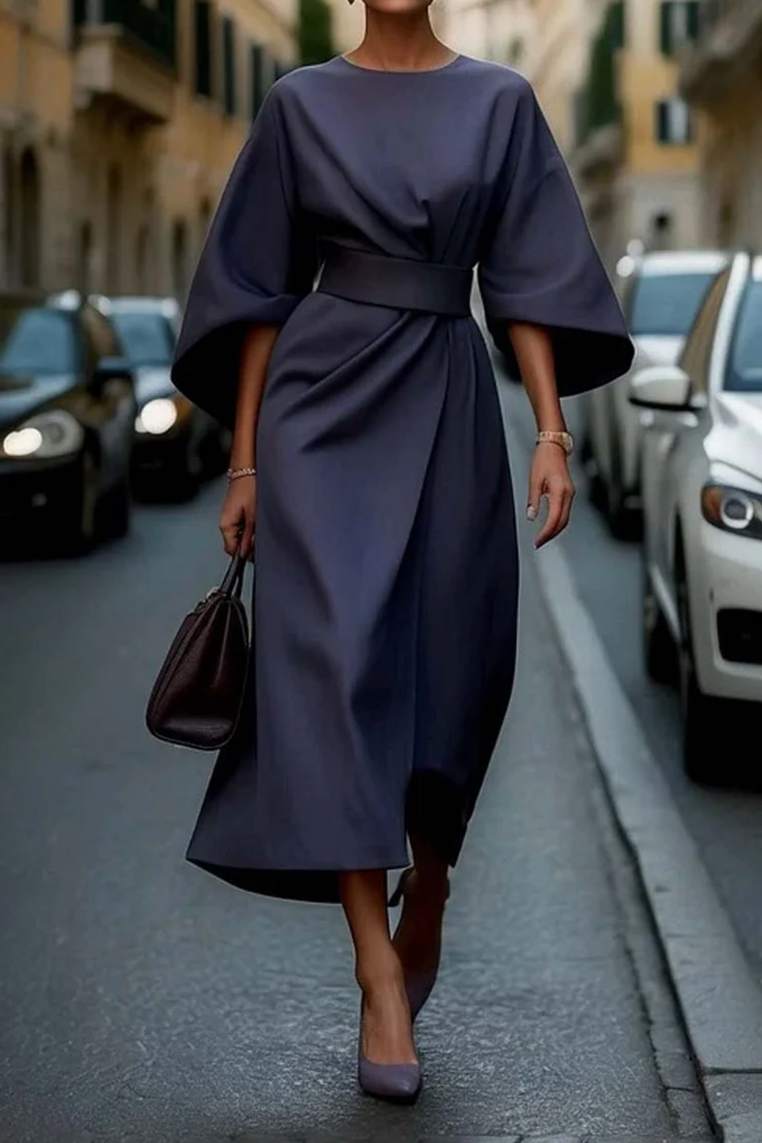 Robe à manches amples