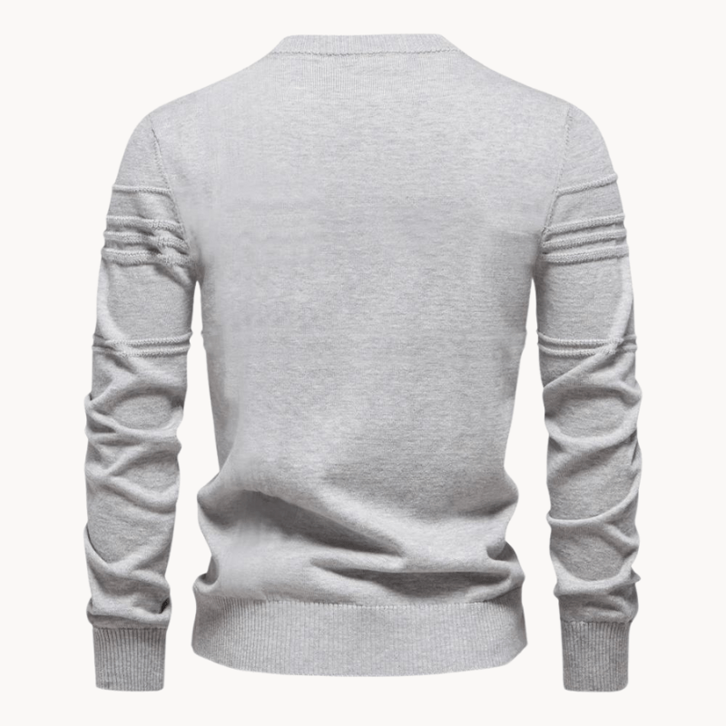 Élégant pull à carreaux