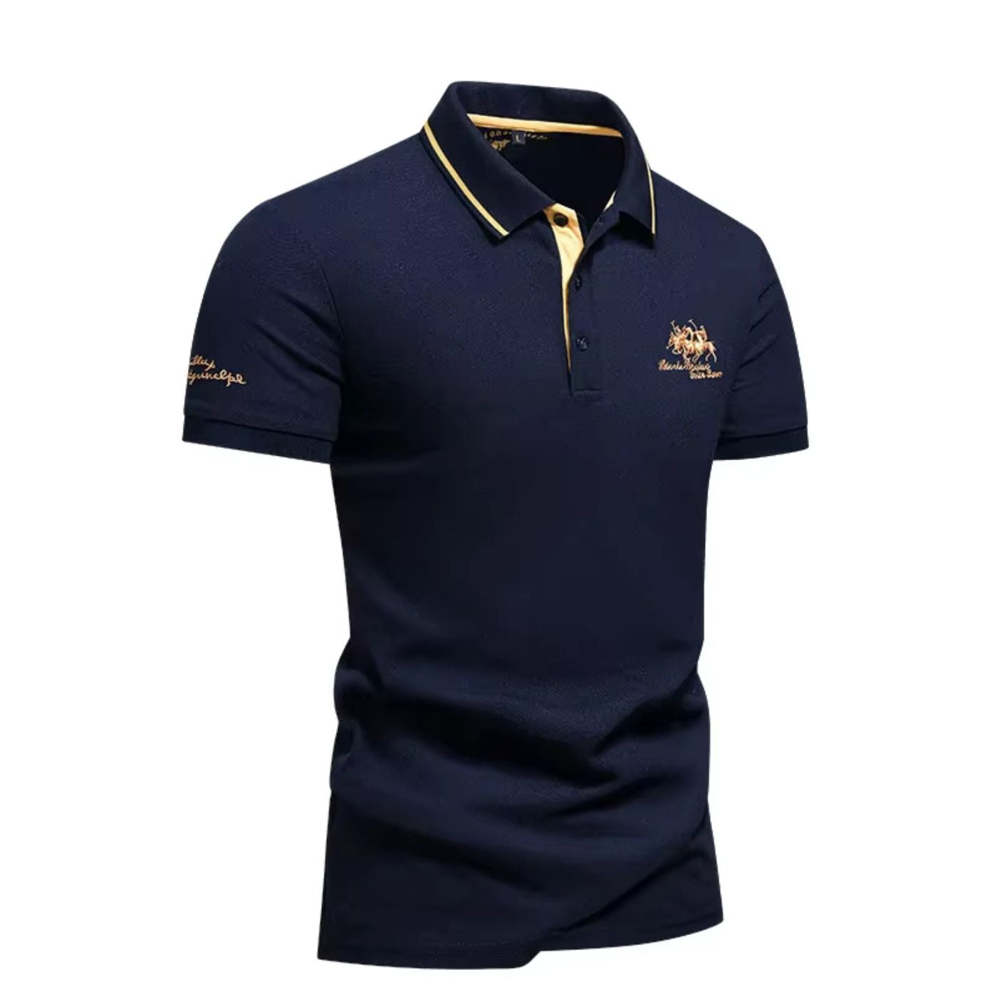 Polo Col Contrasté