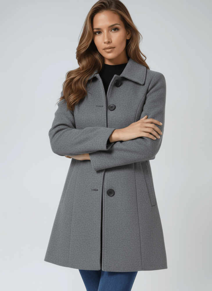 Manteau d'hiver à fermeture boutonnée