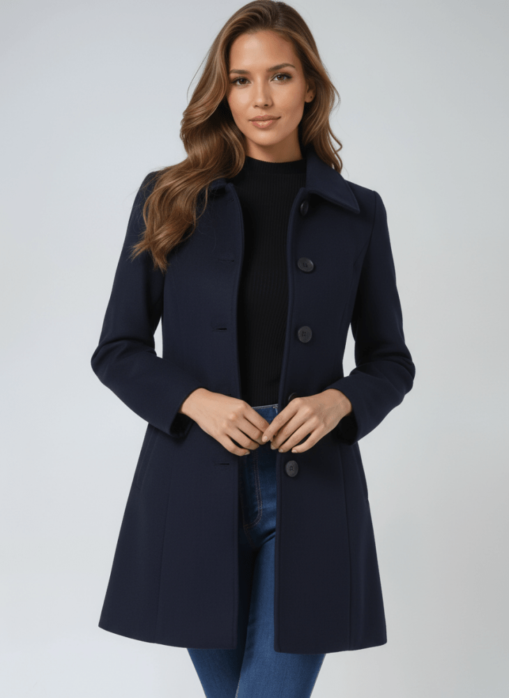 Manteau d'hiver à fermeture boutonnée