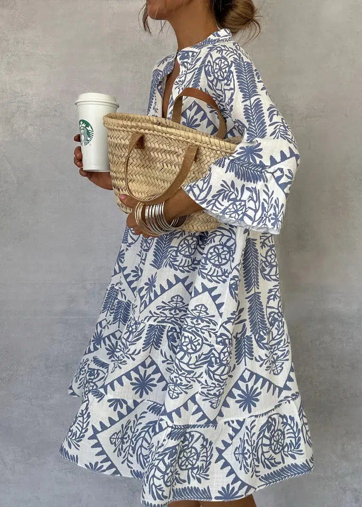 Robe imprimée abstraite