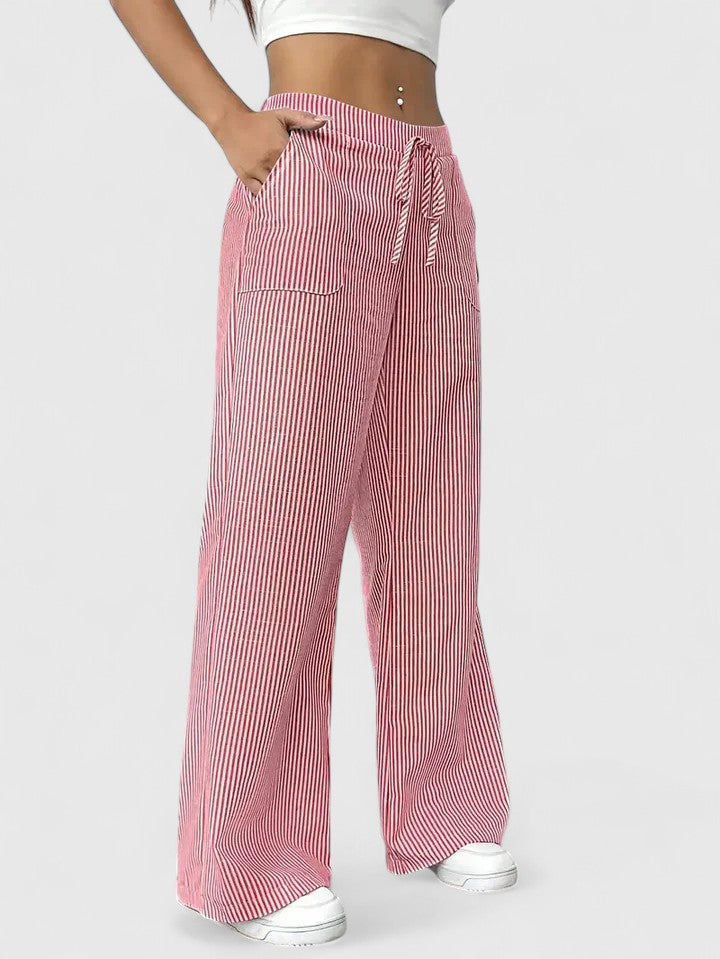 Pantalon ample de coupe classique