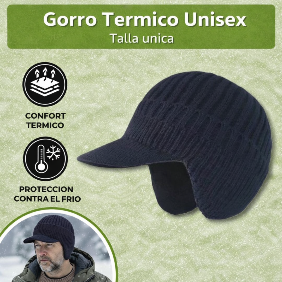 Bonnet d'hiver unisexe avec protection des oreilles