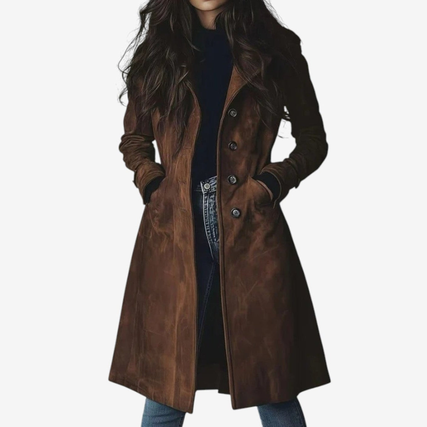 Manteau Long Élégant pour une Chaleur et un Style Intemporels