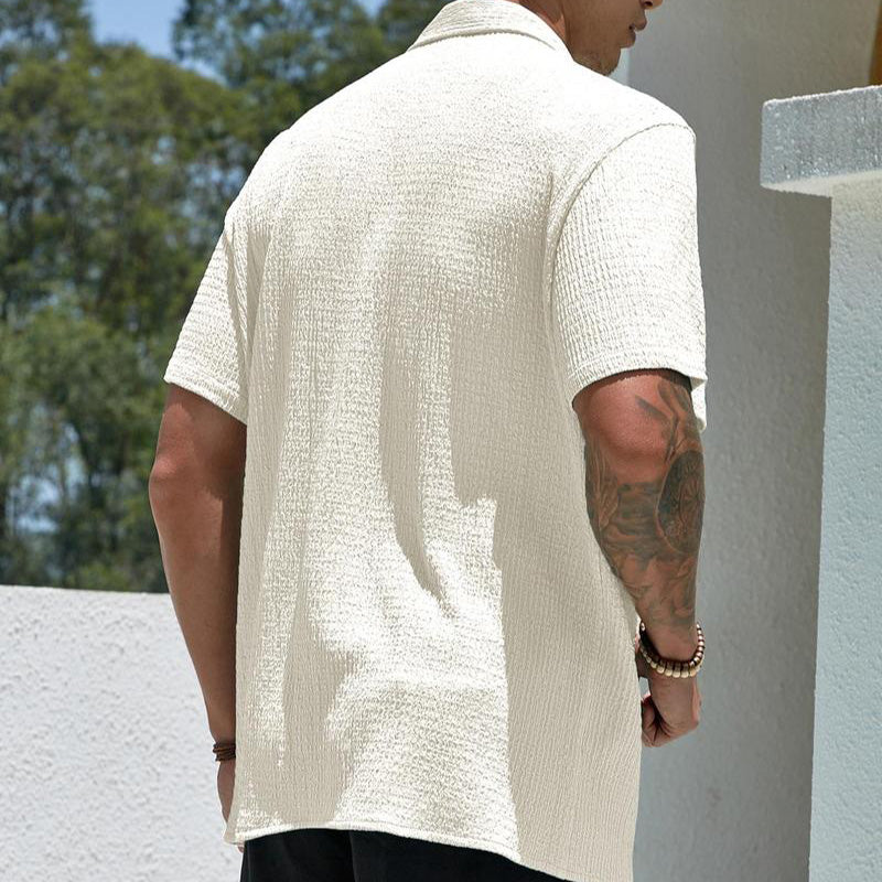 Chemise structurée boutonnée