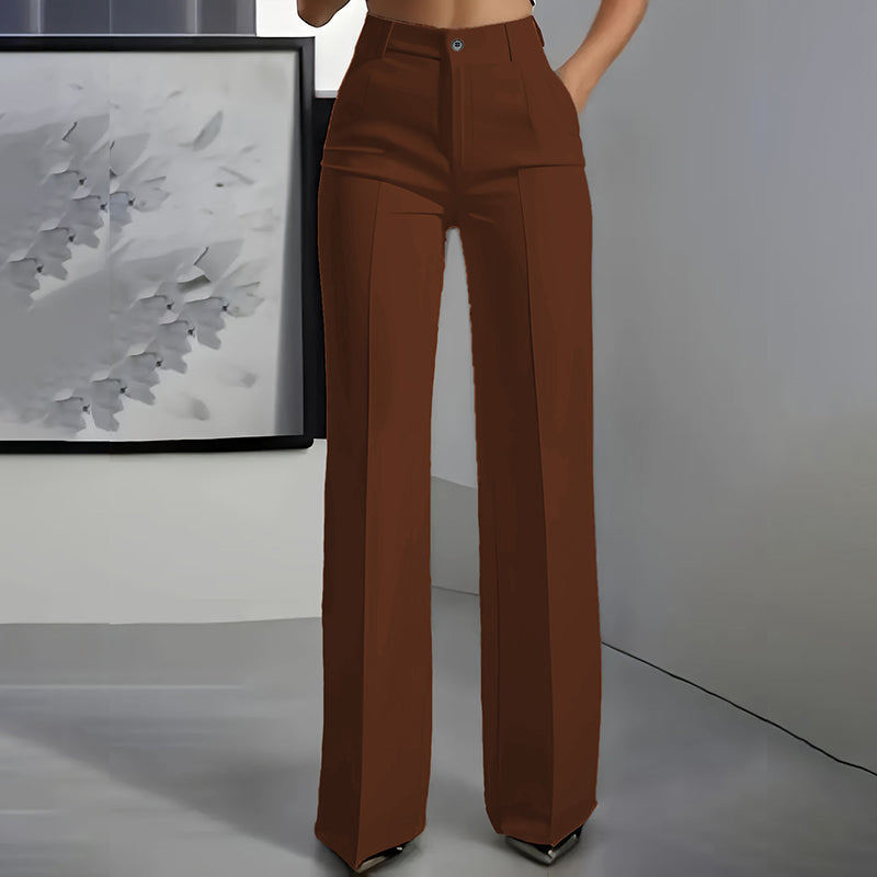 Pantalon de costume taille haute