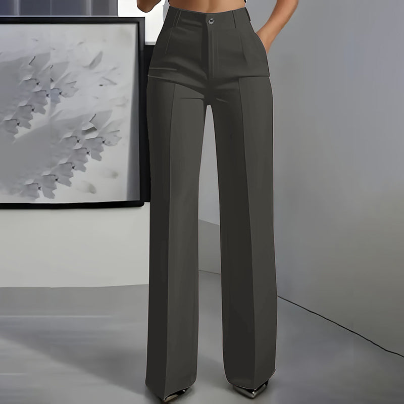 Pantalon de costume taille haute