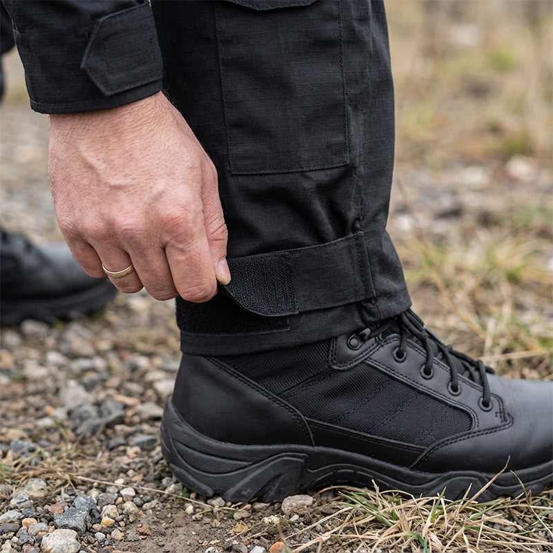 Pantalon cargo à genouillères intégrées