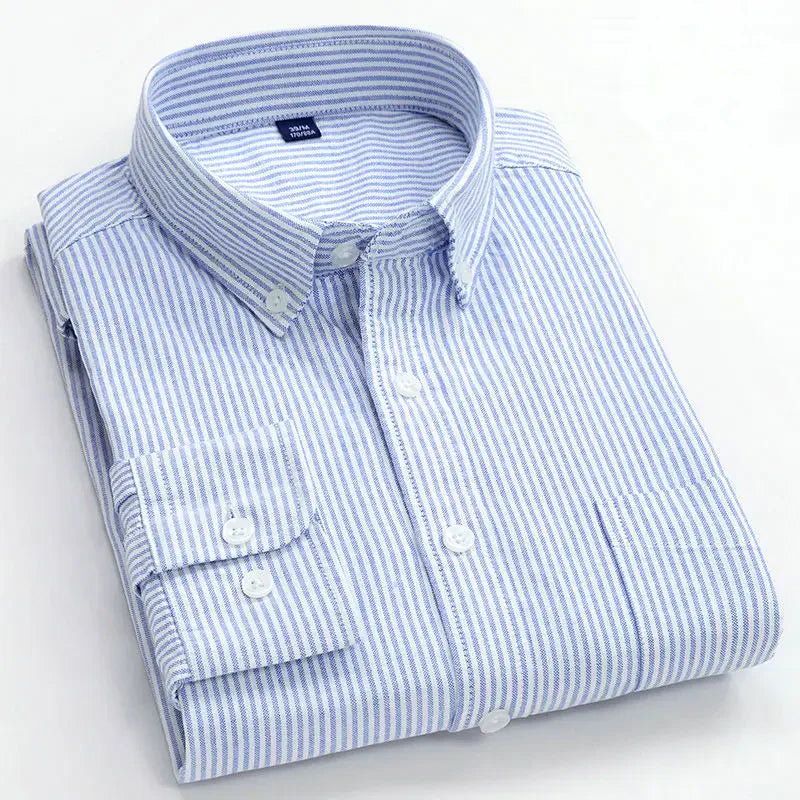 Chemise rayée en coton