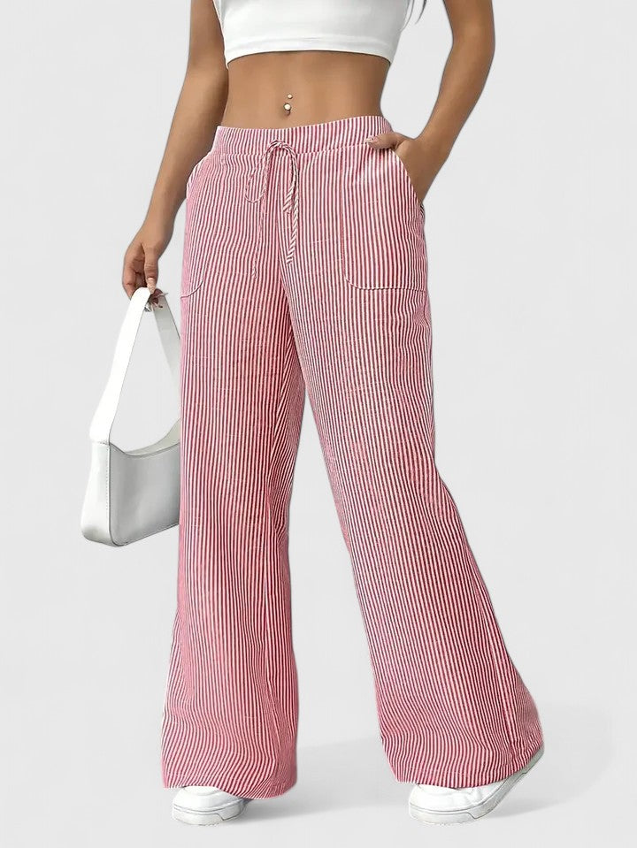 Pantalon ample de coupe classique