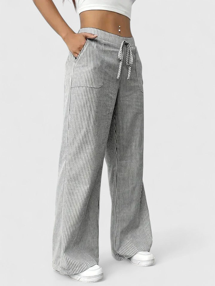 Pantalon ample de coupe classique