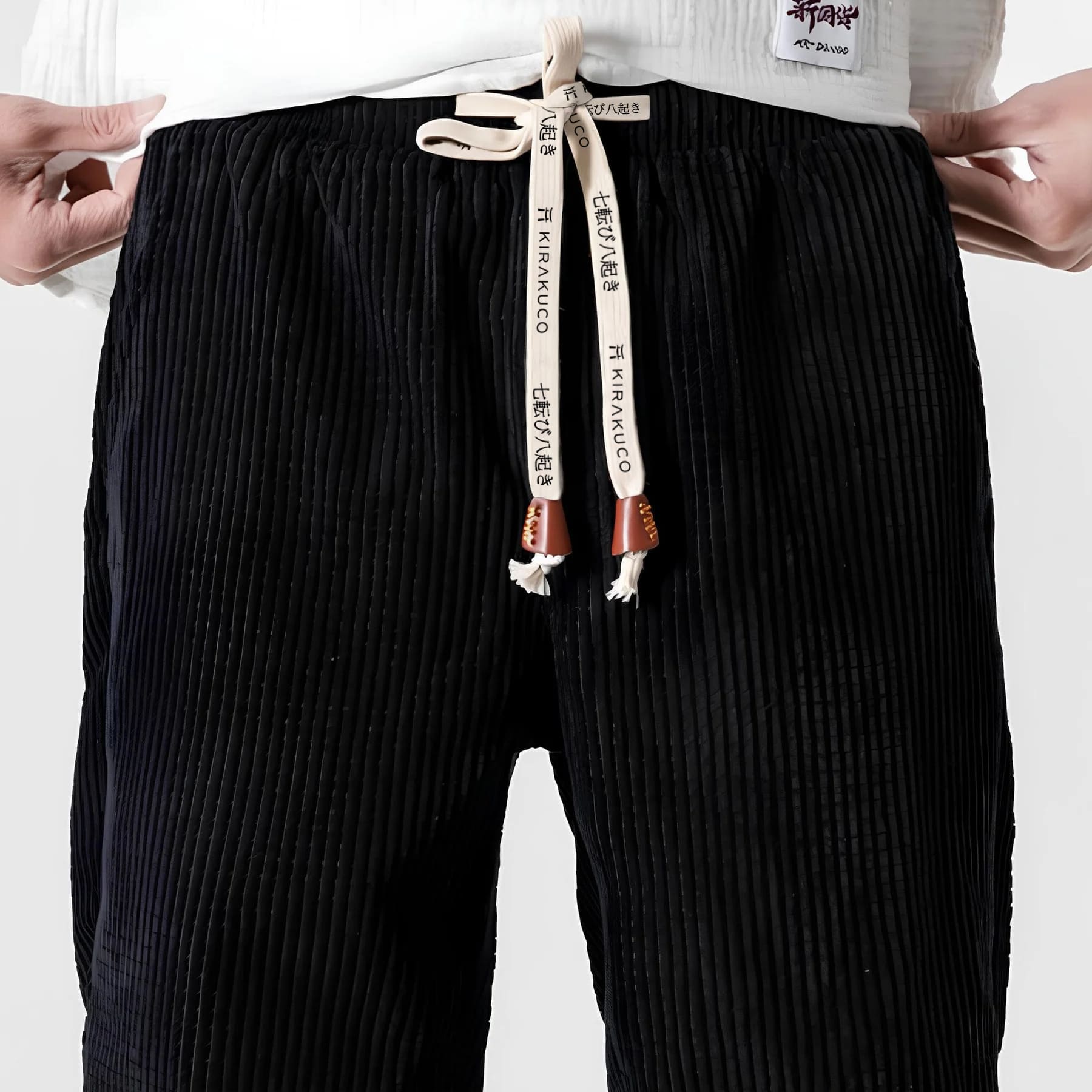 Pantalon en velours côtelé