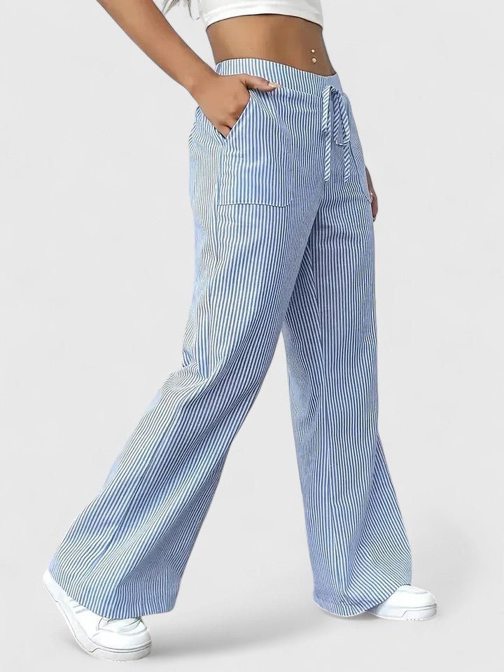 Pantalon ample de coupe classique