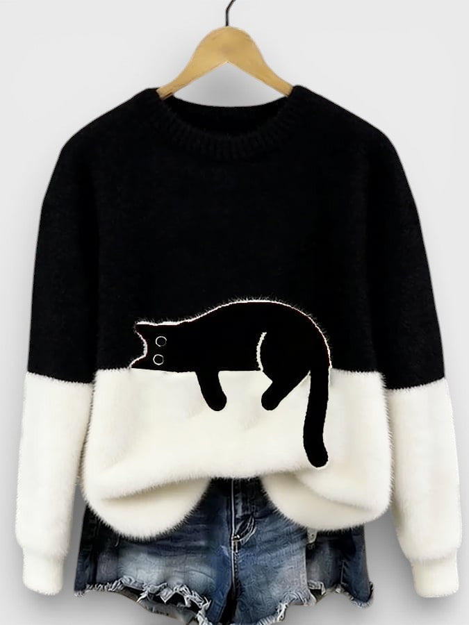 Sudadera con Estampado lustrado