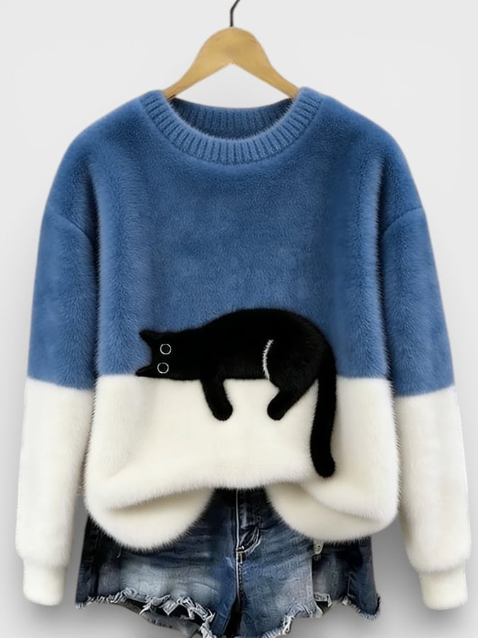 Sudadera con Estampado lustrado