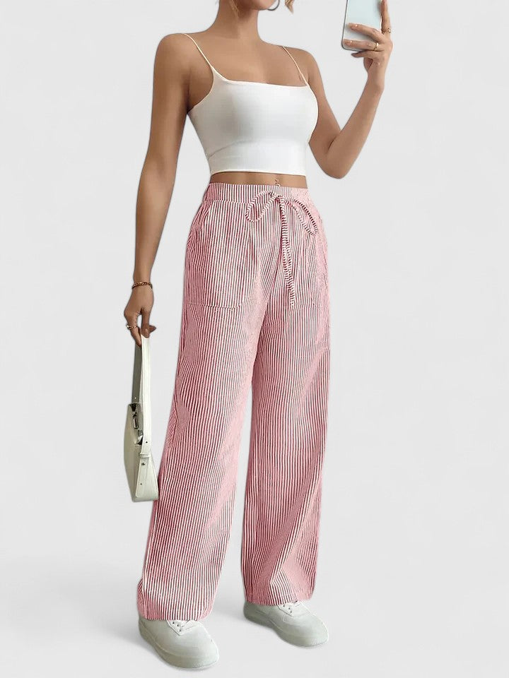 Pantalon ample de coupe classique