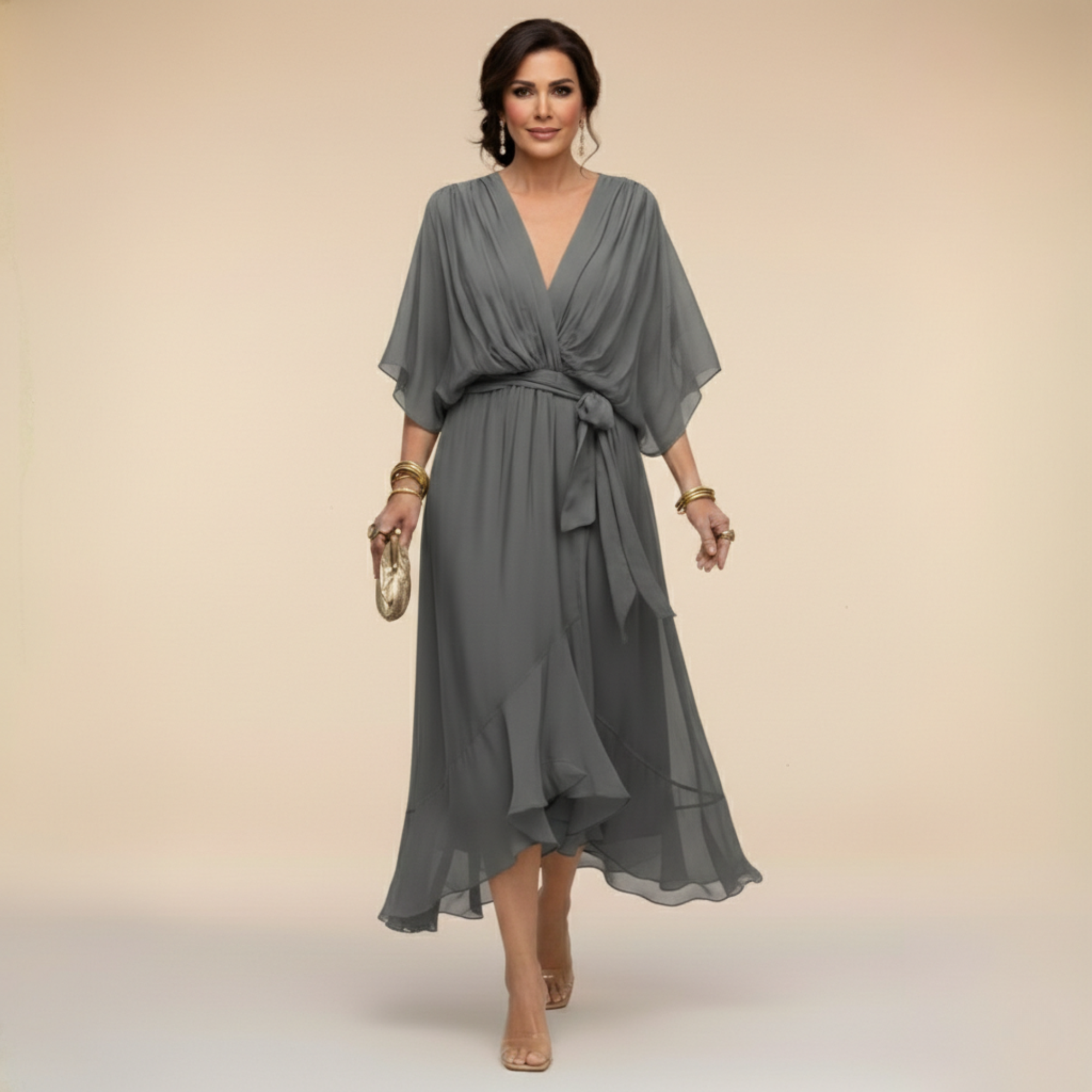 Monica | V-Neck Dress