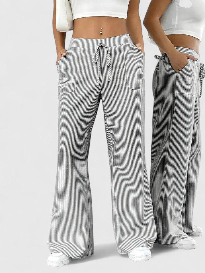 Pantalon ample de coupe classique