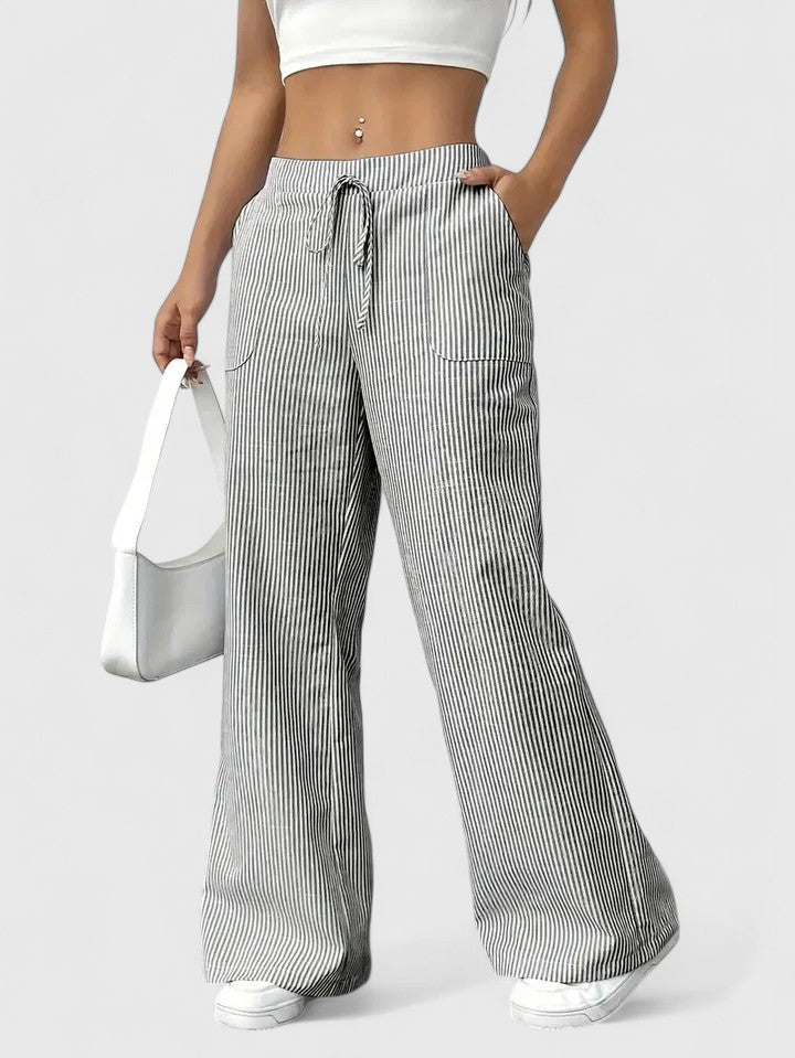 Pantalon ample de coupe classique