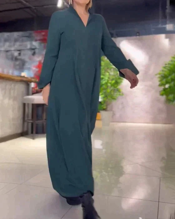 Robe maxi coupe décontractée