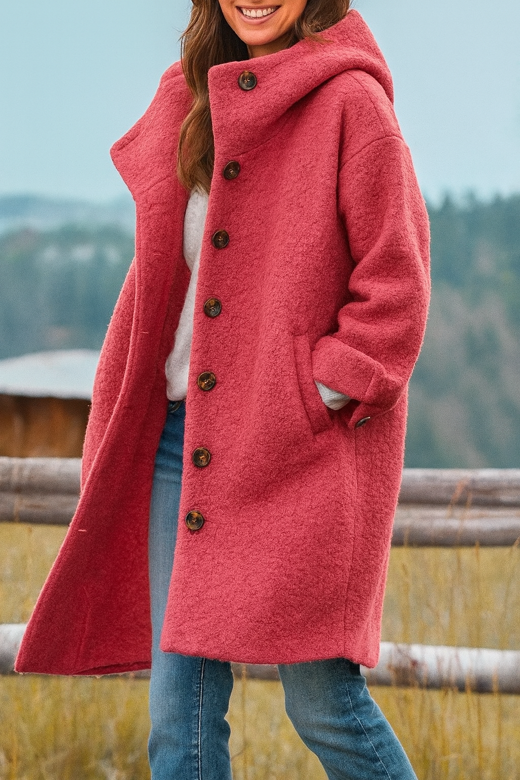 Veste à Capuche Style Décontracté